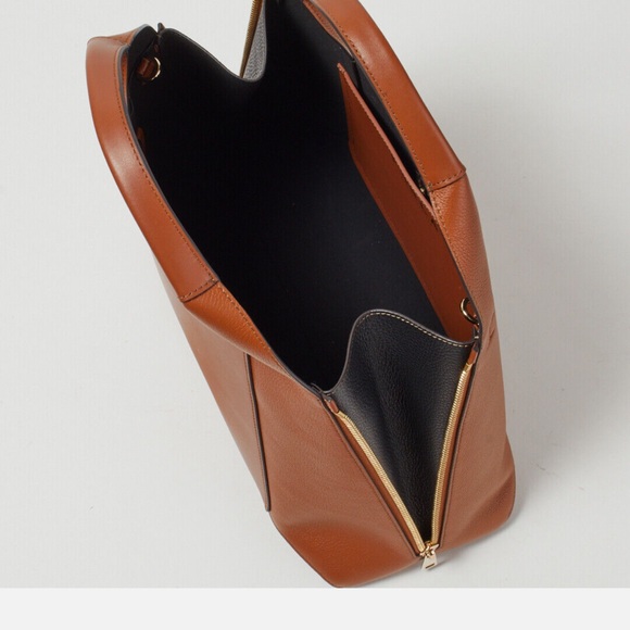 Furla GILDA Cognac Leather Bag - Picture 2 of 6